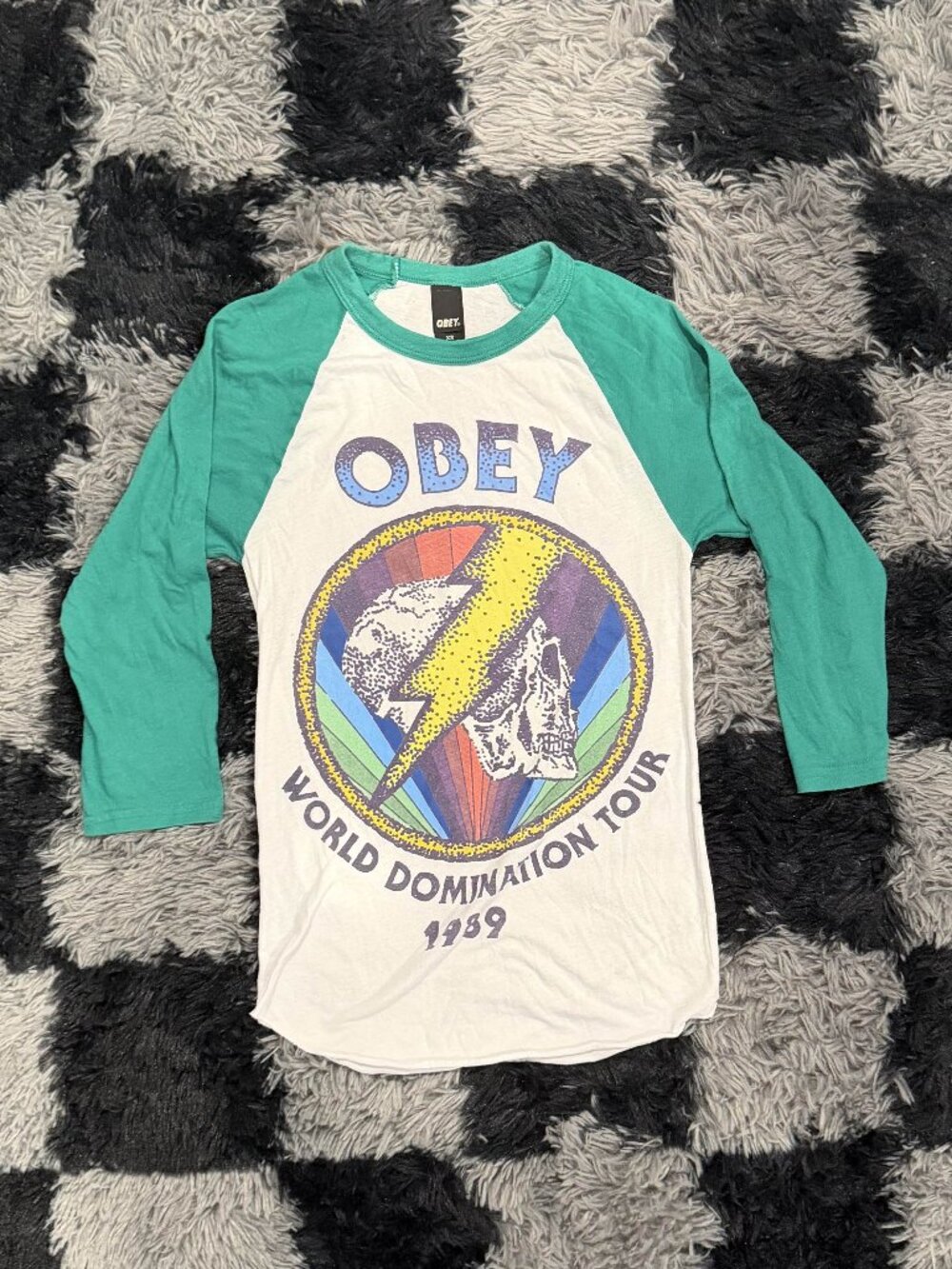 Obey baseball t-shirt